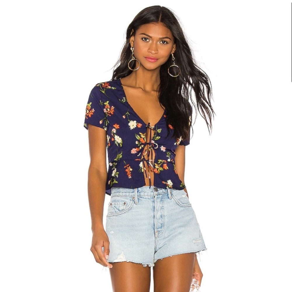 Revolve Superdown Floral Top